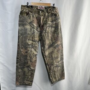 Braided River Jeans Men's 38x28 Camouflage Break Up Infinity 100% Cotton